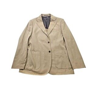 CCN Men's 58 Gutteridge Frosted Stretch Cotton Blazer 2 Button Sport Coat EUC